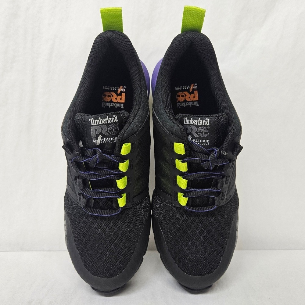 Timberland PRO Radius Work Shoe Composite Toe 1A2844 Black Purple Women Size 9.5 - Picture 5 of 10